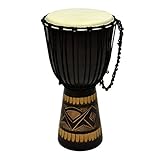 70 cm Djembe Trommel Buschtrommel Afrika-Style geschnitzt Handarbeit...