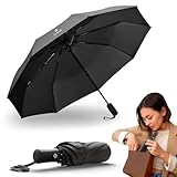 STYNGARD Regenschirm sturmfest - Taschenschirm mit Auf-zu-Automatik und...