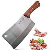 Kitory Hackmesser 18cm, Fleichmesser Extrem Scharf Chinesisches...