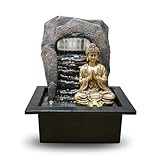 Zen'Light - Zimmerbrunnen Dao - Abnehmbarer Buddha & LED-Beleuchtung -...