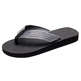 LZPCarra Flache Schuhe Sommer Hauspantoffel Herrenschuhe Strand Flip-Flops...