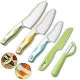 Kindermesser 5-teiliges Kinder-Küchenmesser-Set zum Schneiden und Kochen...