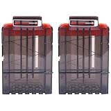 TiGog 2 Stück Clip Magazine für Nerf N Strike, 6-Darts Pfeile Clip...