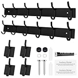Cozy Inviting Kleiderhaken Wand Paket, 2 Stück Garderobenhaken Mit 4...