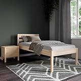 Hansales Seniorenbett 90x200 cm Triin Scandi Style ohne Rollrost aus hartem...