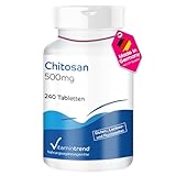 Vitamintrend Chitosan hochdosiert 500mg, 240 Tabletten, natürlicher...