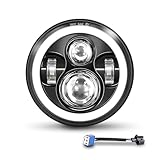CO LIGHT 7 Zoll Scheinwerfer Motorrad 1PC Rund Zusatzscheinwerfer Motorrad...