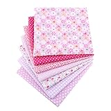 LPAMABA 7er Set 50x75cm Baumwollstoff Paket Patchwork Stoffe Stoff Stücke...