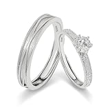 Meissa Eheringe Silber 925 Verlobungsring Paar Ringe 2,5mm 3,5mm Breit...