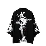 Tomwell Herren Japanischen Kimono Cardiqan Bademantel Morgenmantel Robe...