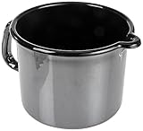 GSW 255141 Profi-Black-Star Milchtopf 14cm, Emaille, schwarz, 14 cm, 21 x...