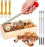 LOEPENLE Walnussknacker Nussknacker,Nussknacker Walnüsse,Nut-Cracker mit...
