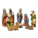 ToCi Krippenfiguren Set mit 9 Figuren (11 cm) für die traditionelle...