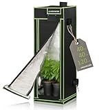 HIGHWERK Growzelt 40 x 40 x 120 cm | Indoor Grow Tent für Pflanzenzucht |...