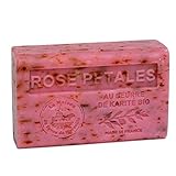 Französische Seife, Traditionelles Savon de Marseille - Rosenblüten 125g