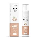 Trockenwasch - Shampoo für Haustiere - Beruhigend & Desodorierend,...