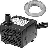 Flüsterleise Mini-Wasserpumpe 48GPH [180L / h] 3W kleines Aquarium,...