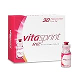 Vitasprint B12 Trinkfläschchen, 30 St. – Mit hochdosiertem Vitamin B12...