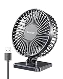 Gaiatop USB-Schreibtischventilator, klein, aber leistungsstark, tragbar,...
