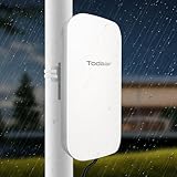 Outdoor-WLAN-Extender, IP65 Wasserdicht,WiFi Repeater bis zu 1200Mbps...