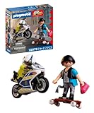 PLAYMOBIL City Action Polizei Verfolgungsjagd mit Motorrad | Polizist jagt...