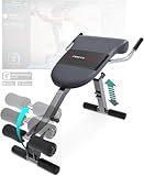 Sportstech einzigartiger 3in1 Rücken- & Bauchtrainer, Schrägbank...