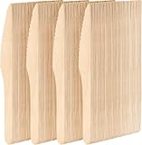 MATANA 200 Holzmesser, Holzbesteck Einweg für Picknicks, BBQ's & mehr -...