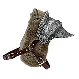 LOOYAR Geschmiedete Schaumstoff-Wikinger-Muter-Schulterpanzer –...