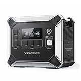 VDL Tragbare Powerstation 2400W, 2048Wh Solargenerator LiFePO4-Batterie mit...