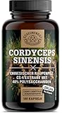 Cordyceps Kapseln -1400mg je Tagesdosis- WICHTIG: 14000mg reiner Cordyceps...