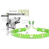 Ganzoo EM Keramik Hunde-Halsband/Paracord 550 Halsband mit Zier-Perlen und...
