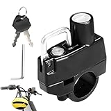ETUCYNG Motorradhelmschloss Diebstahlsicherung Helmsicherheitsschloss mit 2...