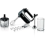 Bosch Handrührer Home Professional Styline MFQ4980B, 5 Stufen, 2 Edelstahl...