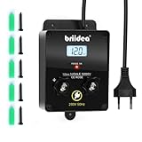 230V Weidezaungerät mit LCD-Anzeige, Briidea 12.000 V 3 Joule Elektrischer...