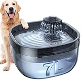 FEELNEEDY Trinkbrunnen für Hunde/Katzen 7L Wasserbrunnen mit led licht,...