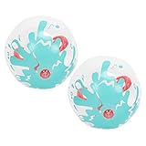 OVAQUIXI Große Aufblasbare Wasserbälle, 2er-Set für Wasserspiele,...