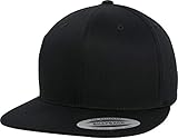 Flexfit Uni 6089OC-Organic Cotton Snapback Cap, Black, one Size