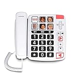 Swissvoice Xtra 1110 schnurgebundenes Telefon mit extra großen Tasten,...