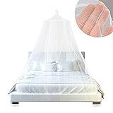 Moskitonetz für Bett, Hillylolly Weißes Moskitonetz, Moskitonetz für...