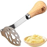 Kartoffelstampfer, Hochleistungs-Lebensmittelstampfer aus Edelstahl und...