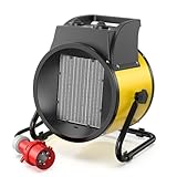 DAHTEC Heizlüfter 5000 Watt Keramik Heizstrahler Elektroheizer Bauheizer...