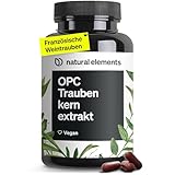 natural elements OPC Traubenkernextrakt - 240 hochdosierte Kapseln für 8...