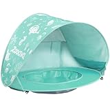 Zooawa Pop Up Strandmuschel Baby Strandzelt Strandmuscheln,Tragbar Baby...