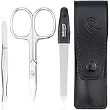 marQus Nagelschere und Pinzetten Set 3 teilig - mit Feile aus Solingen, das...