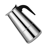 MOTHNUR Espresso Mokkakanne für Induktionsherde und Offene Flammen...