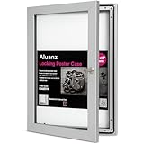 Aluanz Schaukasten außen DIN A3, abschließbarer Infokasten Wetterfest...