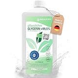Maxxi Clean | 700 ml Glycerin 99,5% | rein pflanzlich & pflegend für...