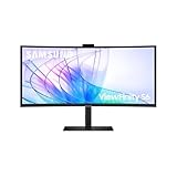Samsung ViewFinity S65VC Curved Monitor 34 Zoll, Mit Lautsprechern und...
