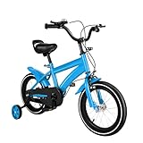 Lilyeriy 14 Zoll Fahrrad Kinderfahrrad für Mädchen Jungen ab 3-6 Jahre...