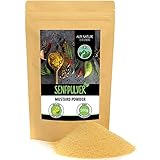 Senfpulver (500g), Senfmehl 100% naturrein aus Senfkörnern, Senfsaat...